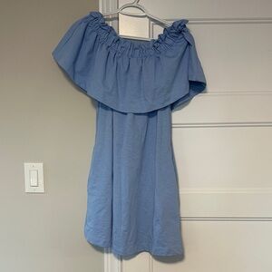 H&M Light Blue Ruffle Women’s Dress